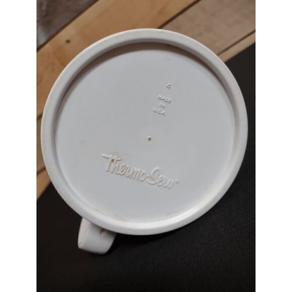 VINTAGE United States Air Force Thermo-Serv Travel Coffee Cup Mug Made in USA - Picture 4 of 5